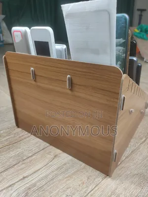 36 Slot Wooden Document Rack