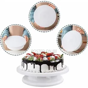 Cake Decorating Turntable - White