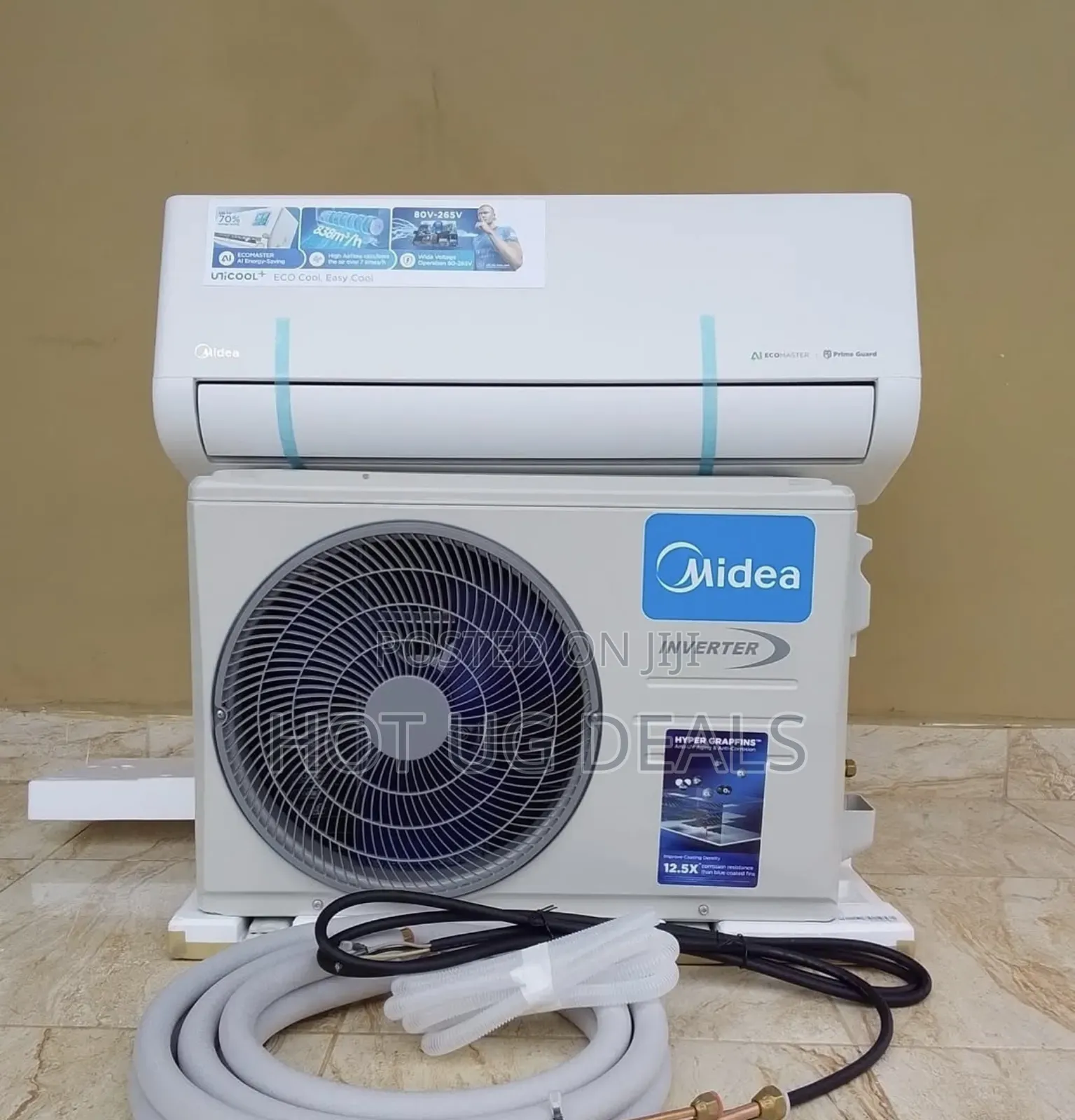 Midea 9,000 Btu Mini Split Inverter Air Conditioner/Heating System