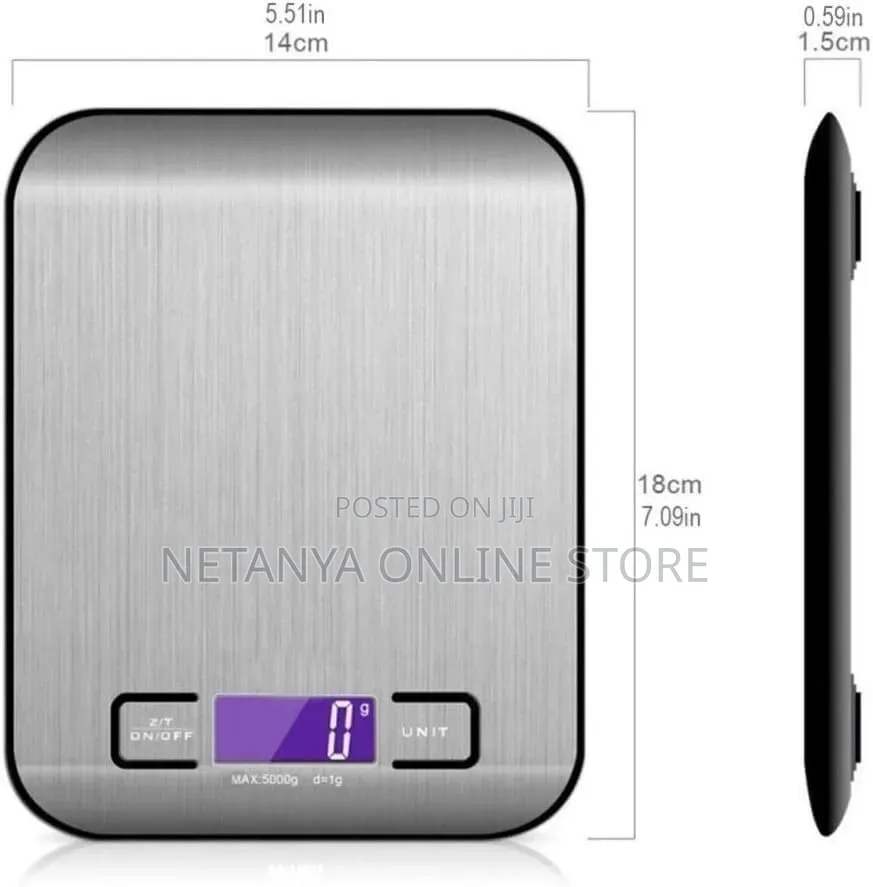 Kitchen Stainless Steel Food Scale