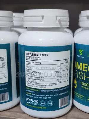 Omega 3 Fish Oil 1000mg, 100 Mini Softgels Dietry Supplement