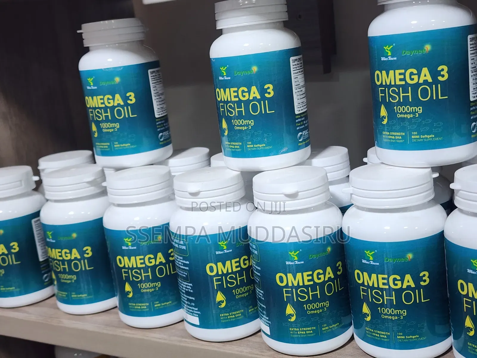 Omega 3 Fish Oil 1000mg, 100 Mini Softgels Dietry Supplement