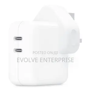 Apple Mnwp3b/a 35w Dual Usb-C Port Power Adapter