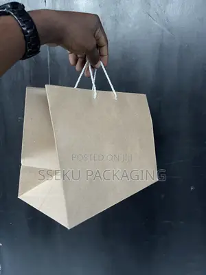 Premium Kraft Paper Gift Bags 10 PCS