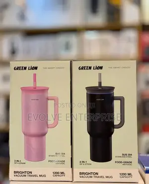 Green Lion Brighton Vacuum Travel Mug for Couples
