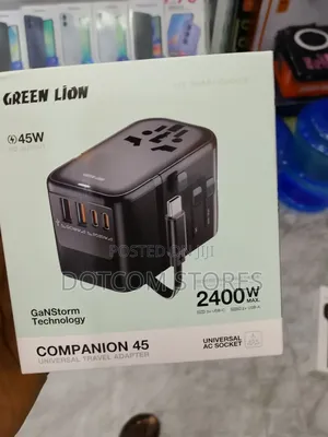 Green Lion Companion 45 Universal Travel Adapter