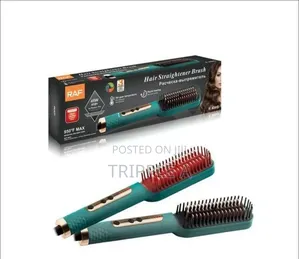 Raf Natural Hair Straightener Brush