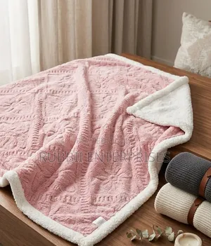 Fleece Blanket ~ Baby Pink