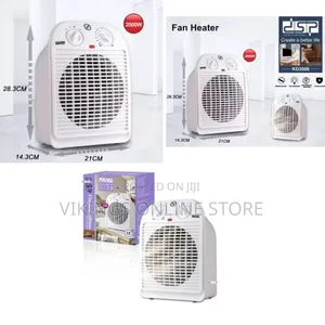 DSP Home Portable Electric Fan Heater Mini Fan With an Adjustable