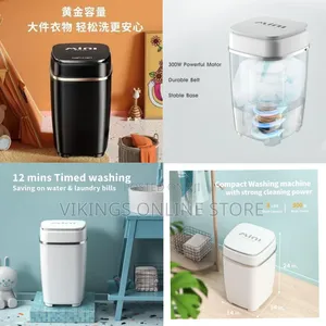 Portable Washing Machine, Compact Mini Washer 8lbs Capacity