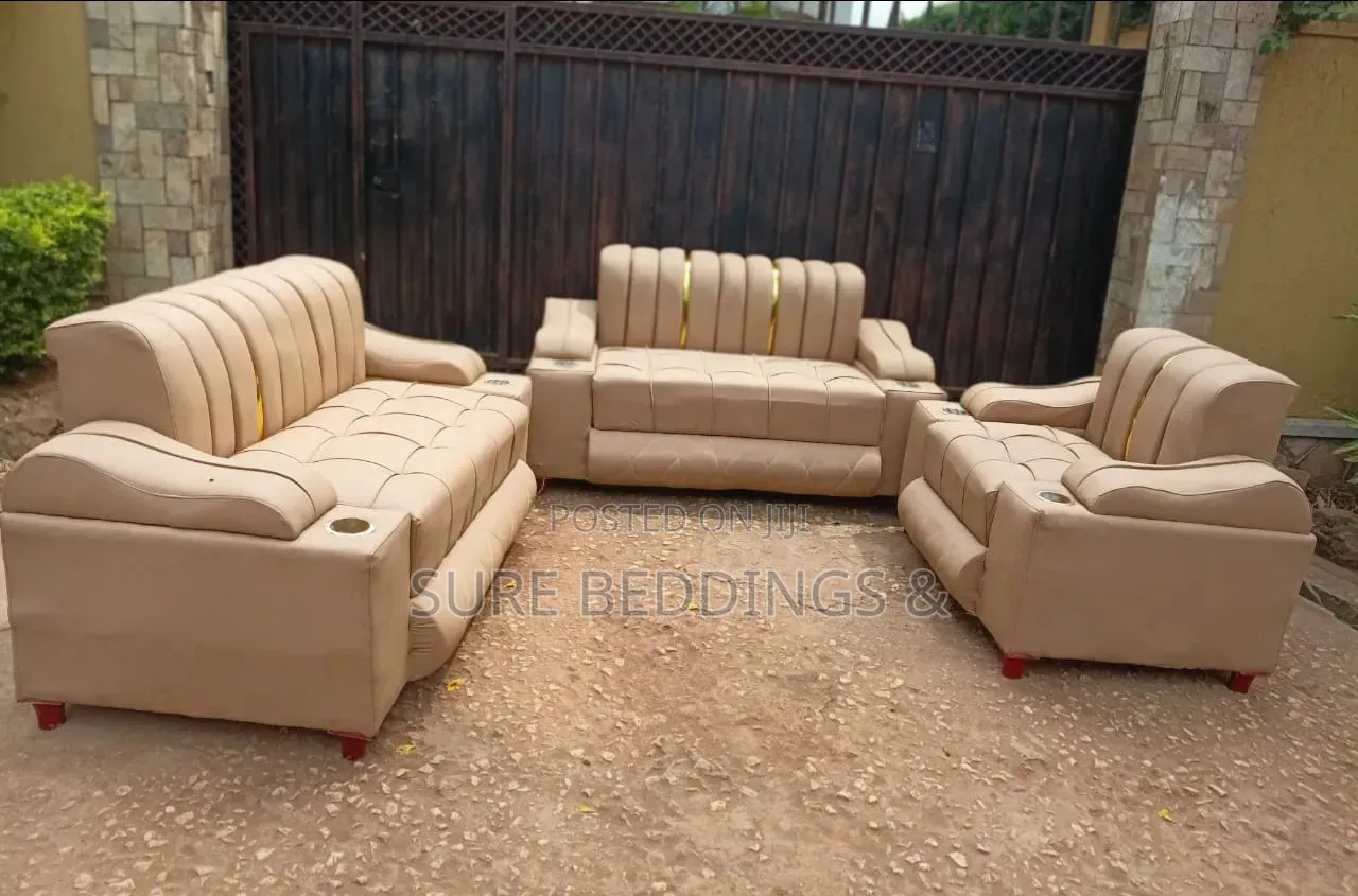 Crimson 5 Sitters Leather Sofa