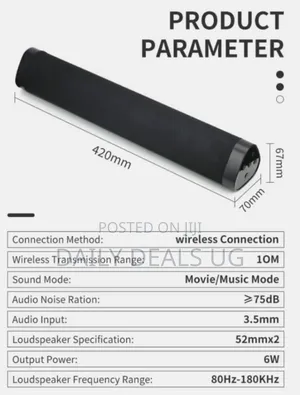 A500 Smart Bluetooth Soundbar Laptop