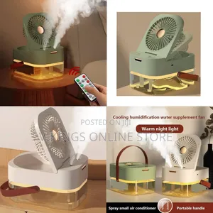 Air Conditioning Fan Double Spray Spray Desk Fan Household Portable