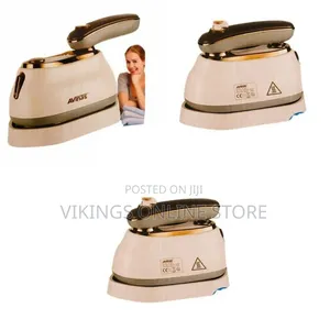 Avinas 2-in-1 Mini Travel Steam Iron and Fabric Steamer -Cream