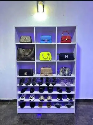 White Shelves Unit