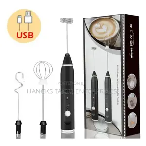 Usb-rechargeable, Handheld Electric Milk Frother