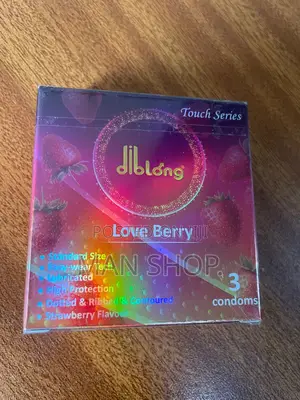 Diblong Love Berry Condoms For Men. 3 Pc