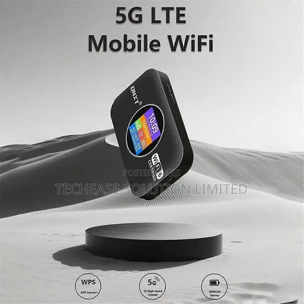 5g Lte Mobile Wifi 6 Router – 300mbps Wifi 6 Hotspot, 3000mah Battery
