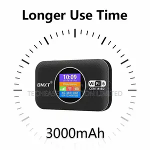 5g Lte Mobile Wifi 6 Router – 300mbps Wifi 6 Hotspot, 3000mah Battery