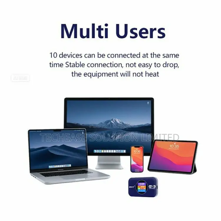 5g Lte Mobile Wifi 6 Router – 300mbps Wifi 6 Hotspot, 3000mah Battery