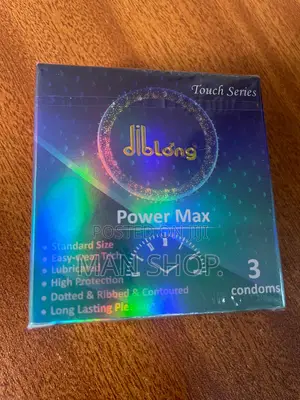 Diblong Power Max Male Condoms.3pc