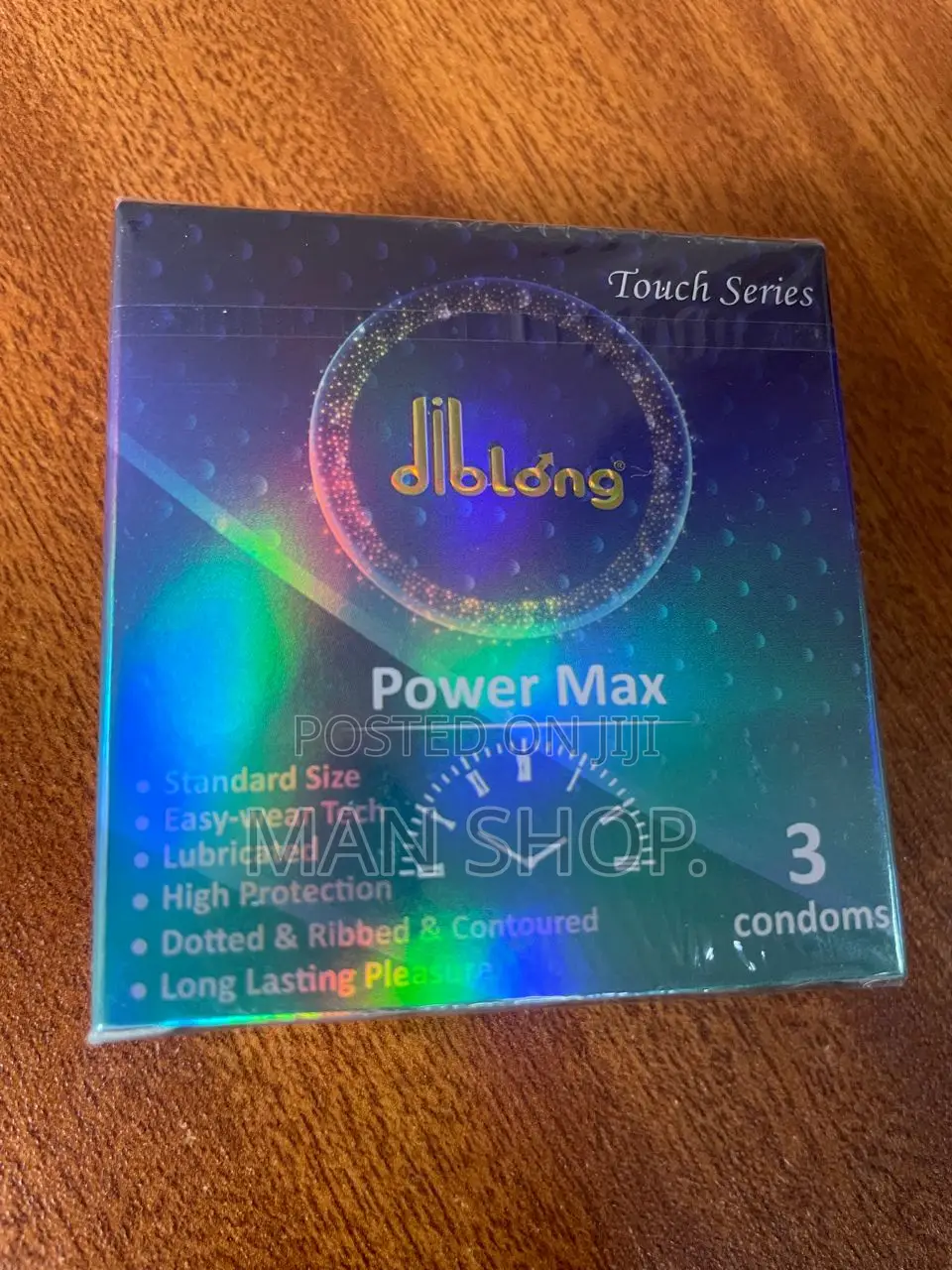 Diblong Power Max Male Condoms.3pc