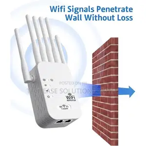 Wifi Repeater 1200m With 6 Antennas – 1200mbps Dual Band Wireless