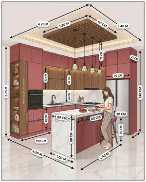 Ensuite Kitchen Cabinets In Any Colour From 10,000,000/- Order Now
