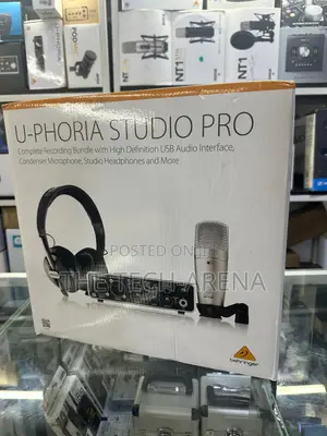 Behringer U-Phoria Studio Pro Recording Bundle