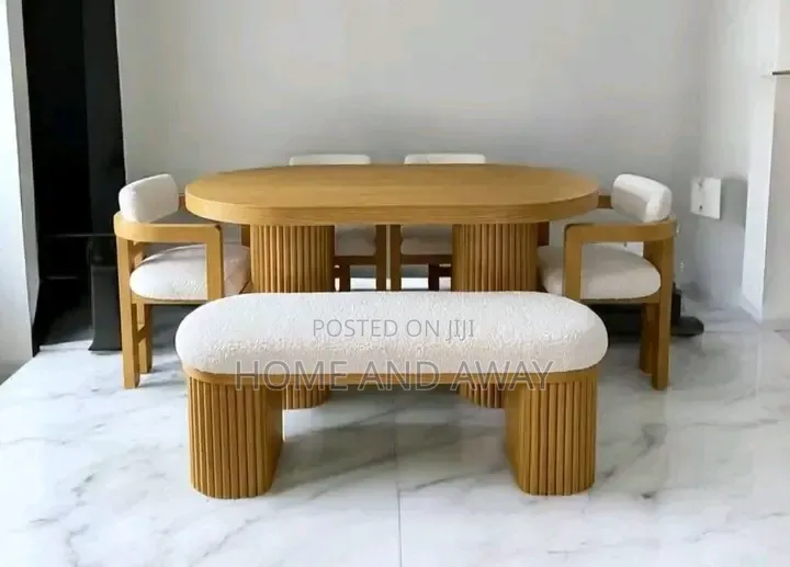 Modern Rustic Benched Dining Sets in Any Colour From 2,800,000/-