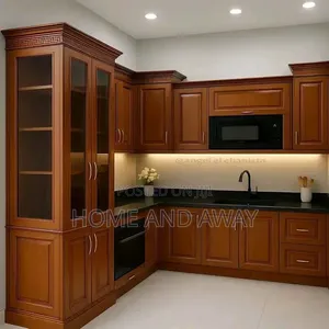 Hard Wood Wooden L Kitchen Cabinets in Any Colour From 8,000,000/-