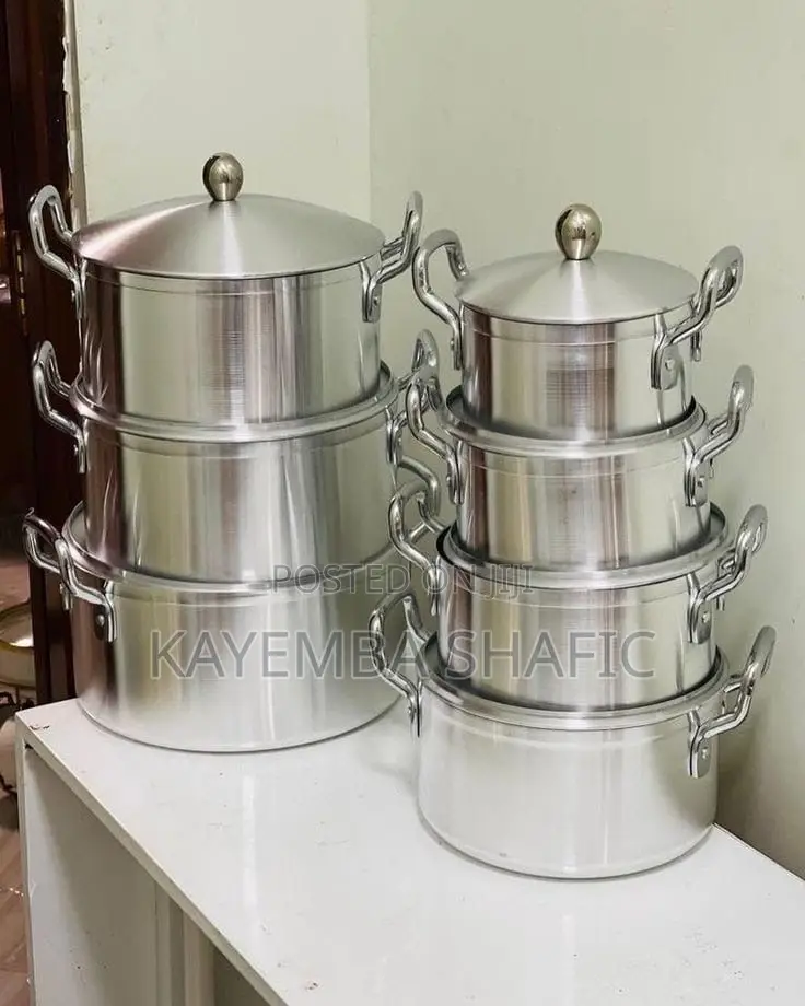 Heavy Duty 7-Piece Aluminium Cookware Sufuria Set