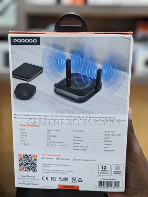 Porodo Home Outdoor Portable Wireless Router