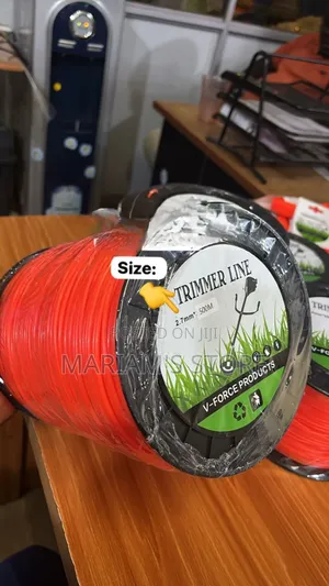 Red Nylon Trimmer Line Is for Heavy-Duty Commercial Weed Whacking
