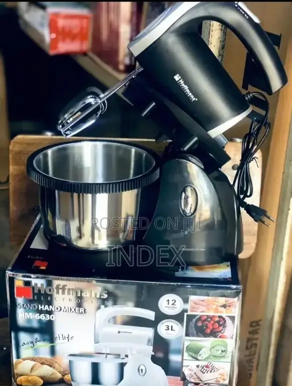 Hoffmans Stand Hand Mixer 3l Hm-6630