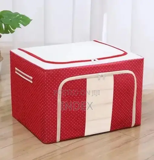 3pcs Oxford Cloth Foldable Storage Boxes (Multi - Design)-multicolor