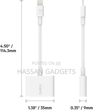Lighting to 3.5mm Adapter