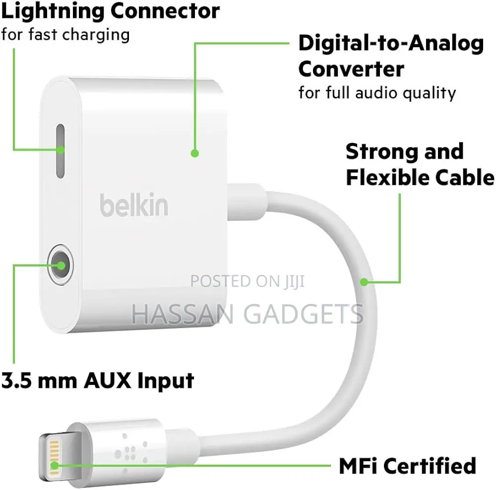 Lighting to 3.5mm Adapter