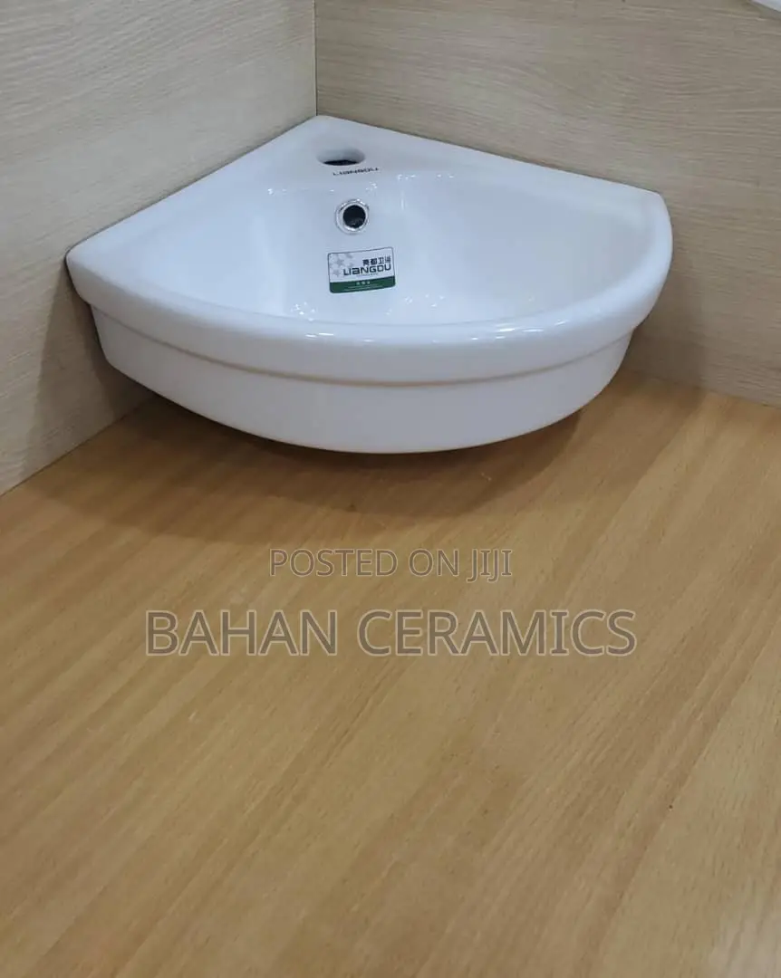 Portable Corner Hand Wash Basin With Stand.