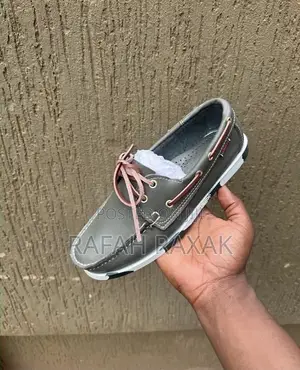 Men’S Classic Grey Sebago Dockside Boat Shoes