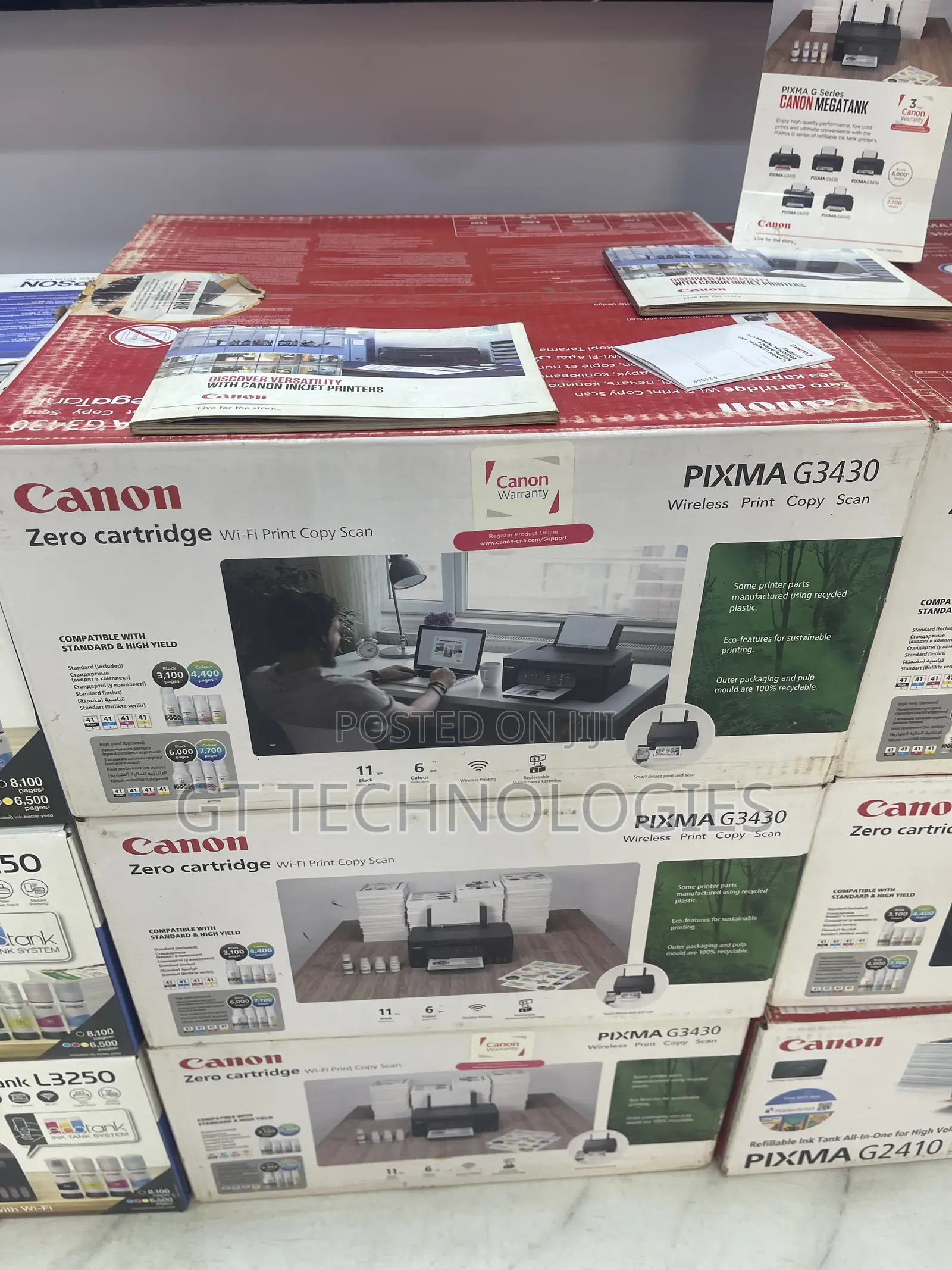 Canon Pixma G3430 Megatank Inkjet Printer.
