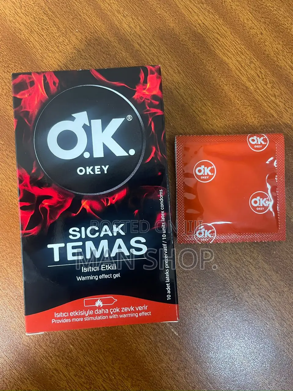 Okey Warming Effect Condom.1 Piece