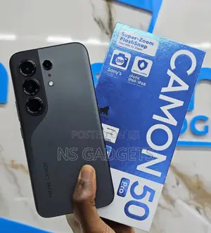 New Tecno Camon 50 Pro 256 GB Black