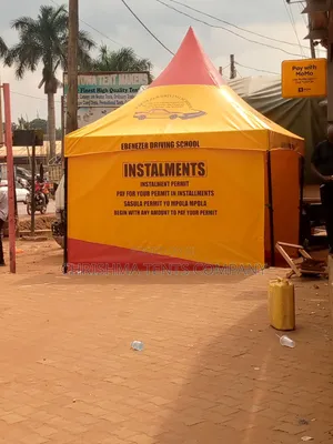 Well Designed 25-30seater Tents Red- Yellow In Color
