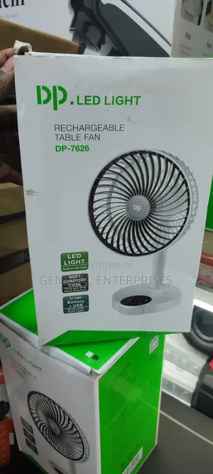 Rechargeable Table Fan