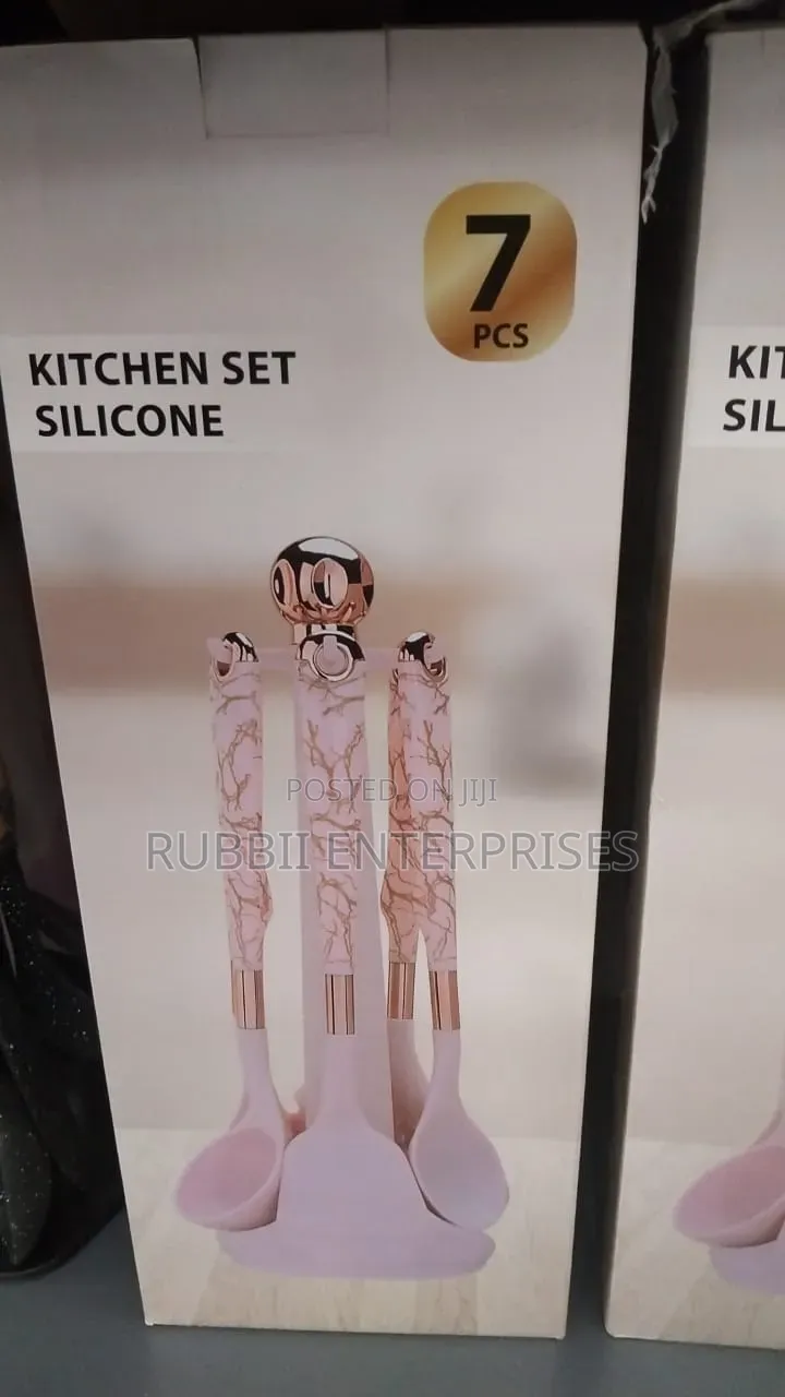 Kitchen Set Silicone Spoon 7pcs