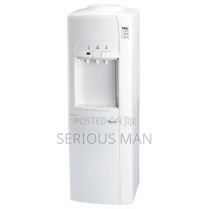 Freestanding Vertical Top-Loading Water Dispenser.