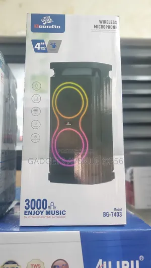 Boomgo Model Bg-7403 Portable Wireless Speaker System