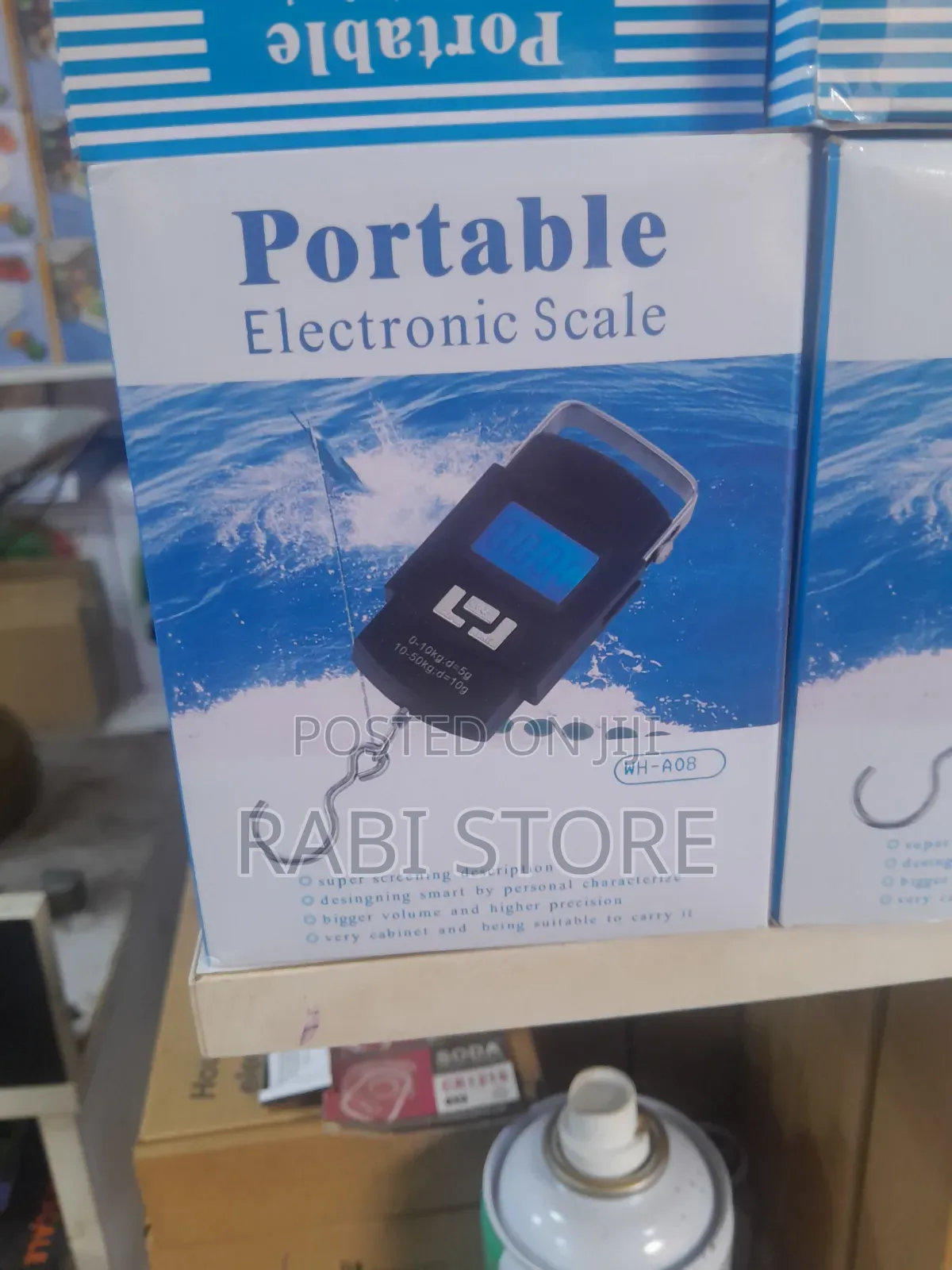 Wh-a08 Portable Electronic Digital Luggage Scale.