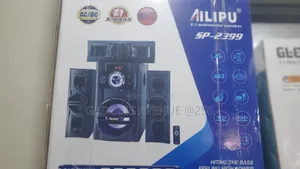 Ailipu 3.1 Multimedia Speaker, Model Sp-2399, Featured in Black.